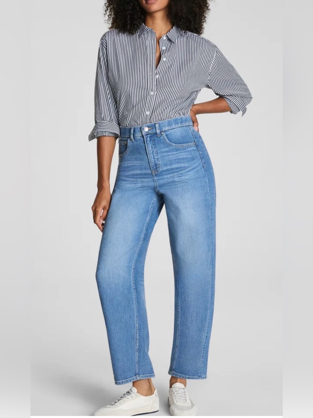 SPANX High-Rise Light Elysian Barrel Jeans